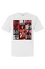 Red Grid Yzerman Era's Tee - White, Black