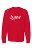 LGRW Premium Heavyweight Crewneck - Red, Black, Bone