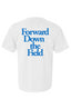 Forward Down The Field Heavyweight T Shirt