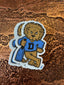 Champagne Lion Matte Sticker