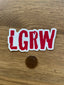 LGRW Die Cut Matte Sticker