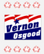 Vernon Osgood Political Die Cut Matte Campaign Sticker